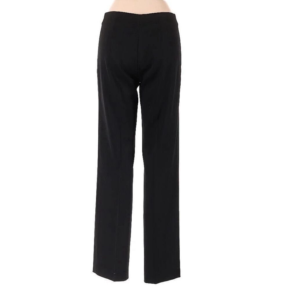 Yumi Mazao Pantalon Toison Fossil Womens 42 Black French Chic Straight Leg Pants